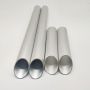 Customized Length Round Chamfer 45 Degree Anodized Silver Aluminum Tubes
