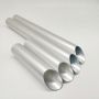 Customized Length Round Chamfer 45 Degree Anodized Silver Aluminum Tubes