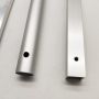 Punching 6061 6063 T6 Aluminum Pole Round Tube Square Pipe Bending Reducing Customize Length Color Diameter Shape