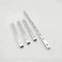 Custom Length Square Anodized Silver Aluminum Tubing