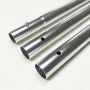 Heavy duty anodized silver button spring lock swaged end formed tarp pole aluminum tube