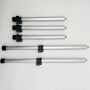 Strong Support Aluminum Telescopic Extension Table Legs with Spring Button