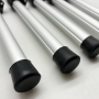 Custom Strong Folding Aluminum Table Legs Telescopic Extension Pole with Spring Button