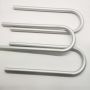 Factory Price Custom 6061 6063 Anodized Silver Aluminum Pipe U Shape Tube Bending Tube