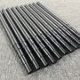 Factory Customized Wire Could Go Through Anodized Black Internal Twist Lock Telescopic Pole for Cleaning
