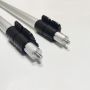 3 Sections Extendable Pole Aluminum Telescoping Tool with Rubber End Cap