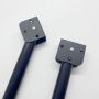 Wholesale Anodized Black Aluminum 90 Degree Rotation Telescopic Pole for Table Leg