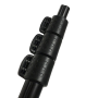 New telescopic tube aluminum double grooves telescopic tube telescopic tube for sport camera