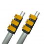 High quality flip locking telescopic pole telescopic pole factory telescopic pole with flip lock