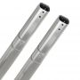 Retractable small telescopic pole aluminum tube with friction lock square tube telescopic