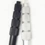 Adjustable custom telescopic pole telescopic pole with brush anodized aluminum telescopic pole adjustable