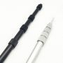Adjustable custom telescopic pole telescopic pole with brush anodized aluminum telescopic pole adjustable