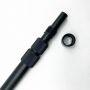 Adjustable custom telescopic pole telescopic pole with brush anodized aluminum telescopic pole adjustable