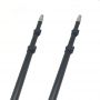 Customized telescopic tube adjuster telescopic tube aluminum black anodized telescopic tube
