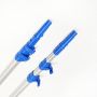 New style flip lock aluminum telescopic adjustable pole locking aluminum telescopic tube extendable telescopic pole