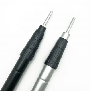 Retractable tent poles telescopic telescoping tarp poles aluminum telescopic pole with spring button lock