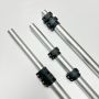 matt anodized silver aluminum extension tool with scale mark