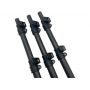 carbon fiber telescopic pole with flip lock