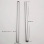 Customized high-quality round tube telescopic aluminum tube anodized silver chair legs