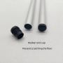 Customized high-quality round tube telescopic aluminum tube anodized silver chair legs