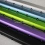 High quality colorful oval round square tube extruded anodized 6063 aluminum pipe