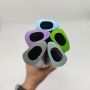 High quality colorful oval round square tube extruded anodized 6063 aluminum pipe
