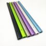 Irregular aluminum alloy pipe custom shape colorful sand blasting tube punching holes