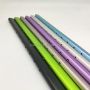 Irregular aluminum alloy pipe custom shape colorful sand blasting tube punching holes
