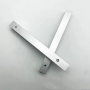Custom length color logo punching holes bending aluminum alloy pipe tube square round tube