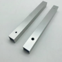 Custom length color logo punching holes bending aluminum alloy pipe tube square round tube