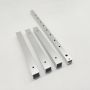6061/6063 anodized aluminum pipes square tube with punching holes