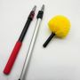 12ft cobweb duster with extension rod for household cleaning aluminum telescopic pole
