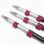 1.2m aluminum telescopic pole for cleaning extended tool economic extension tube
