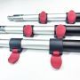 1.2m aluminum telescopic pole for cleaning extended tool economic extension tube