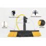 10m panel brush machine solar panel cleaning telescopic water fed pole for window cleaning