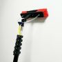 18ft window cleaning system with brush telescopic water fed pole for solar panels