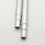 Heavy Duty Anodized Silver 1.0mm Wall Thickness Telescopic Pole Customized Length Color Logo Extension Tube
