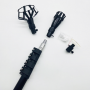 16-24 Foot Light Bulb Changer kit For High Feiling With Aluminum Telescopic Extension Pole