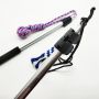 Aluminum Telescopic Extendable Dog Flirt Pole with Detachable Interactive Toys
