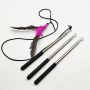 Mini Size Stainless Steel Telescopic Rod Interactive Flirt Pole Toy for Dogs Chase and Tug of War
