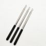 Mini Size Stainless Steel Telescopic Rod Interactive Flirt Pole Toy for Dogs Chase and Tug of War