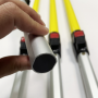 2.8m Multipurpose Portable Telescopic Aluminum Fiberglass Window Cleaning Pole With Spring Button
