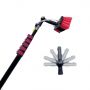 Water Fed Pole System for Window Cleaning Solar Panel Washing Brush