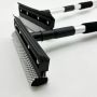 2-in-1 Window Cleaner Sponge and Soft Rubber Strip With Telescopic Extension Pole