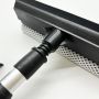 2-in-1 Window Cleaner Sponge and Soft Rubber Strip With Telescopic Extension Pole
