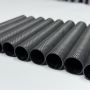 Custom Length Diameter Carbon Fiber Tube CNC Machining Carbon Fiber Pipe