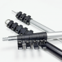 Custom Parts Aluminum Telescopic Pole with Flip Lock Adjustable Extension Handle