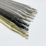 Stainless Steel Telescopic Whip Antenna Pole with 3/8-20 Male Thread Base for Radio Communication