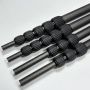 Customized High-quality Retractable Carbon Fiber Telescopic Poles by Professional Factories Carbon Fiber with Twist Lock