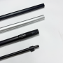 Premium Custom Telescopic Aluminium Pole with Flip Lock, Anodized Black Adjustable Telescopic Tube